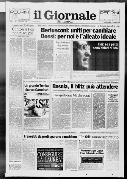 Il giornale del lunedi